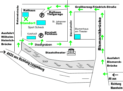Anfahrtskizze